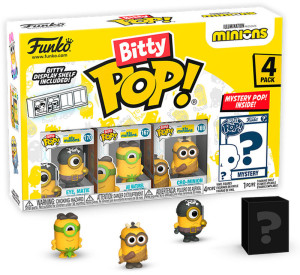 Zestaw figurek-niespodzianek Funko Bitty POP Minions Series 1 4 szt (0889698730358). Figurki superbohaterów