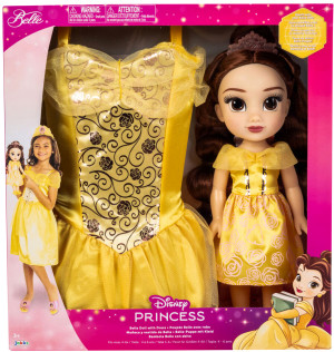 Lalka Jakks Pacific Disney Beauty and the Beast Belle z sukienką dla dziewczynki 38 cm (0192995240513). Lalki dla dzieci