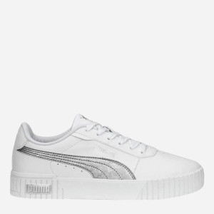 Sneakersy damskie z eko skóry Puma Carina 2.0 Space Metallics 389387-02 38.5 Białe (4065452685164). Tenisówki i trampki damskie