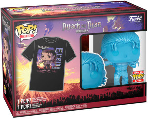 Zestaw prezentowy Funko Pop! & Tee Attack on Titan Eren Exclusive Figurka 9 cm + Koszulka Rozmiar L (889698691031). Figurki superbohaterów