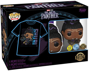 Zestaw prezentowy Funko Pop! & Tee Marvel Black Panther Shury Exclusive Figurka 9 cm + Koszulka Rozmiar S (889698648776). Figurki superbohaterów