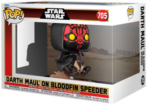 Figurka Funko Pop! Rides Deluxe Star Wars Darth Maul On Bloodfin Speeder 10 cm (76014). Figurki superbohaterów