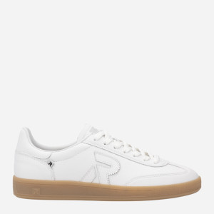 Sneakersy damskie skórzane RIEKER W2200-80 40 (6.5UK) 26 cm Białe (4061811649907). Tenisówki i trampki damskie