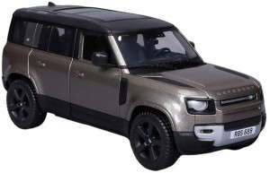 Metalowy model Burato samochód Land Rover Defender 2022 1:24 Czarny (4893993014347). Kolekcjonerskie modele pojazdów