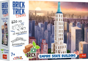 Klocki Trefl brick trick travel empire state building 420 elementów (5900511617856). Klocki