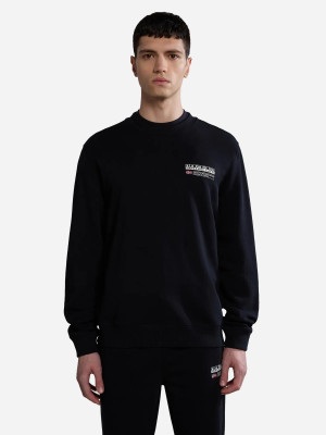 Bluza bez kaptura męska Napapijri B-Kasba C NP0A4HPC0411 S Czarna (194905904317). Bluzy bez kaptura męskie