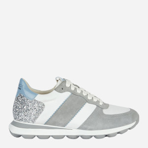 Sneakersy damskie do kostki Geox D26F4A022FU-C1303 37 24 cm Biały/Szary (8056206110656). Buty sportowe damskie