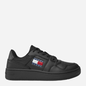 Sneakersy damskie skórzane Tommy Jeans EN0EN02505-0GS 39 Czarne (8720638359067). Buty sportowe damskie