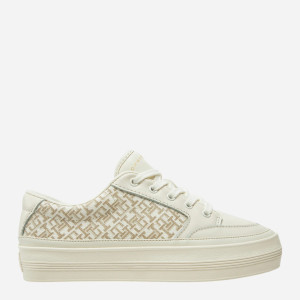 Sneakersy damskie do kostki Tommy Hilfiger FW0FW08331-Z00 40 Mleczne (8720638244684). Buty sportowe damskie