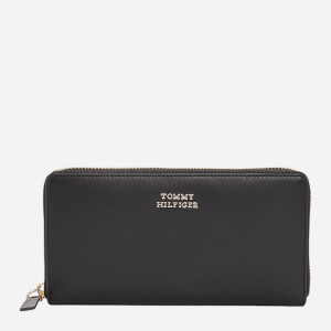 Portfel damski na karty Tommy Hilfiger AW0AW17340-BDS Czarny (8720638253181). Portfele