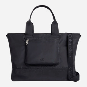 Torba shopper męska duża Calvin Klein K50K513023-BEH Czarna (8721107052120). Torebki i torby