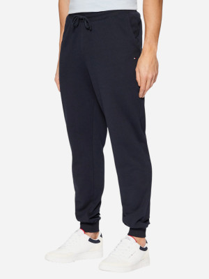 Spodnie sportowe męskie bawełniane Tommy Hilfiger MW0MW37236-DW5 S Ciemnogranatowe (8720637780404). Spodnie sportowe męskie