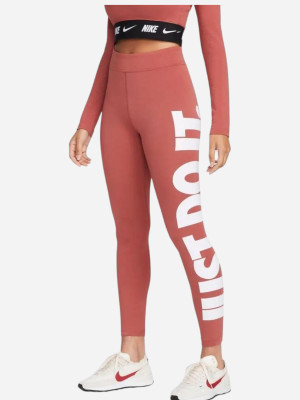 Legginsy damskie sportowe Nike W Nsw Essntl Gx Hr Lggng Jdi CZ8534-691 S Różowe. Legginsy sportowe damskie