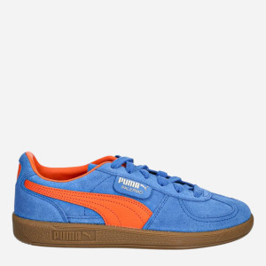Sneakersy męskie skórzane Puma Palermo 39646325 44 (10UK) Niebieski/Pomarańczowy (4067979581189). Tenisówki i trampki męskie