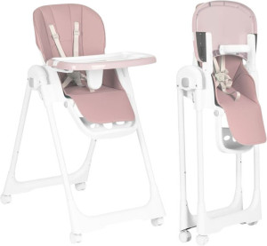 Krzesełko do karmienia EcoToys różowy (5905817001774). Krzesełka do karmienia
