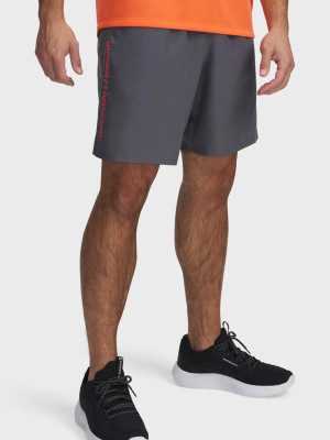 Spodenki sportowe męskie Under Armour UA Tech Woven Wordmark Short 1383356-026 S Ciemnoszare (197779360753). Spodenki sportowe męskie