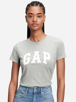 Koszulka damska bawełniana GAP 268820-02 M Szara. T-shirty damskie