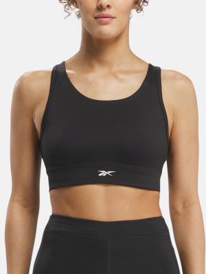 Top sportowy damski Reebok Id Train High Support Bra 100075420 M Czarny (1200143286111). Topy sportowe damskie