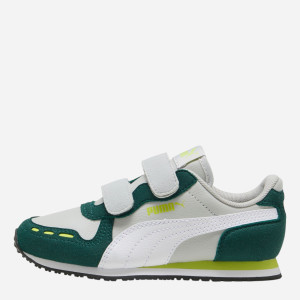 Sneakersy młodzieżowe chłopięce na rzepy Puma Cabana Racer SL 20 V PS 38373019 35 (2.5UK) Zielony/Szary. Buty sportowe i sneakersy chłopięce