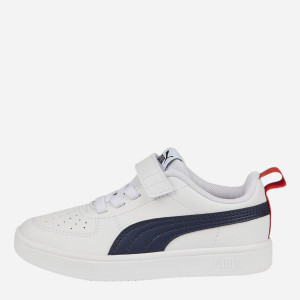 Sneakersy chłopięce na rzepy Puma Rickie AC+ PS 38583609 27.5 (9.5UK) Biało-granatowe (4065449316071). Tenisówki i trampki chłopięce