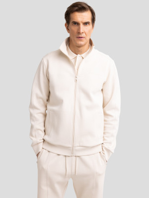 Bluza męska rozpinana streetwear męska Big Star Wlador 103 S Kremowa (5900714835453). Bluzy męskie streetwear