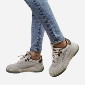 Sneakersy damskie Grunberg 147578/20-04E 37 24 cm Białe (4255679957636). Buty sportowe damskie