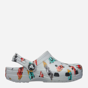 Chodaki chłopięce Crocs Classic Race Cars Graphic Clog Kids T 210992-1NN 23-24 (C7) Szare (198445121258). Chodaki chłopięce
