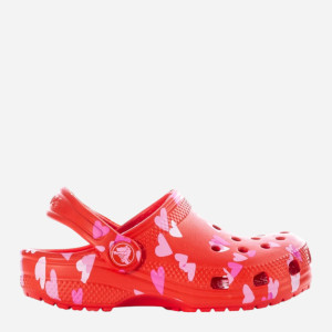 Chodaki dziecięce dla dziewczynki Crocs Classic Vday Clog Kids T 209755-6ZR 23-24 (C7) Czerwone (198445107986). Chodaki dziewczęce