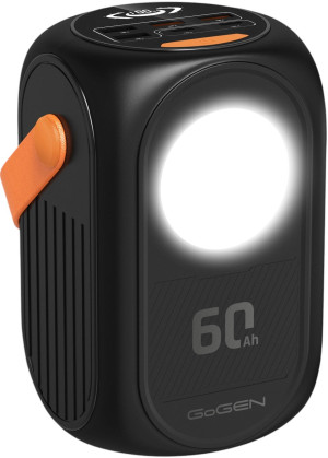 Powerbank GoGEN 60000 mAh PD 65 W Czarny (GOG-PB600001B). Powerbanki