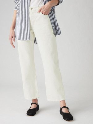 Jeansy regular fit damskie Levi's 501 90S Ankle Blank Slate A9150-0004 28-29 Białe (5401157504116). Jeansy damskie