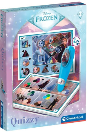 Gra interaktywna Clementoni Quiz Frozen 16672 (8005125166725). Zabawki interaktywne dla dzieci
