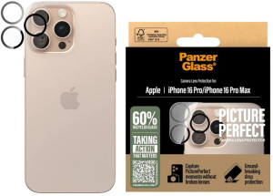 Szkło hartowane Panzer Glass PicturePerfect Camera Lens Protector do iPhone 16 Pro / 16 Pro Max Transparrent (5715685002977). Szkła hartowane
