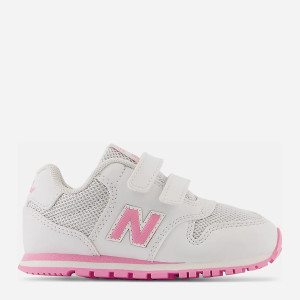 Sneakersy dziecięce dla dziewczynki na rzepy New Balance 500 IV500QP1 25 (8US) Białe (196432598502). Buty sportowe i sneakersy dziewczęce