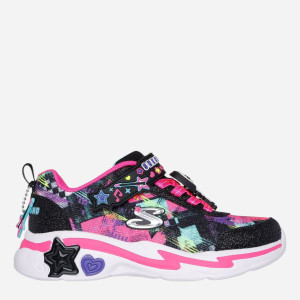 Sneakersy dziecięce dla dziewczynki Skechers Snuggle Sneaks 302214N-BKMT 25 Czarne (197976511422). Buty sportowe i sneakersy dziewczęce