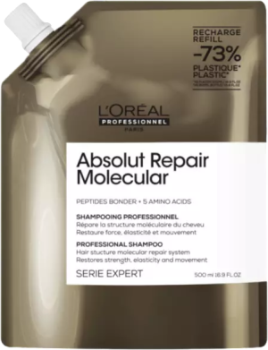 Wkład wymienny Szampon do włosów L'oreal Professionnel Absolut Repair Molecular 500 ml (3474637242220). Szampony