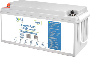Akumulator Volt Polska LiFePO4 25.6V 150Ah 150A BMS (6AKLI24150). Akumulatory i akcesoria do UPS
