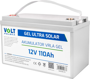 Akumulator Volt Polska GEL ULTRA SOLAR 12 V 110 Ah (6AKUGEL110). Akumulatory i akcesoria do UPS