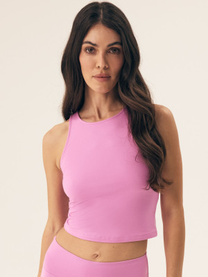 Top sportowy damski BLOOVII Midrise 42808-30X L Różowy. Topy sportowe damskie