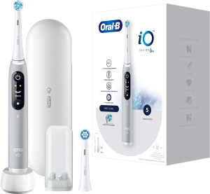 Elektryczna szczoteczka do zębów Oral-B iO 6N Szara + Brush Head + TC. Szczoteczki elektryczne i irygatory