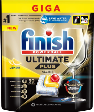 Kapsułki do zmywarki Finish Ultimate Plus All in 1 90 szt (5908252011025). Środki do zmywarki
