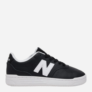 Sneakersy młodzieżowe chłopięce skórzane New Balance B80 GSB80BW 35.5 Czarne (197968176288). Buty sportowe i sneakersy chłopięce