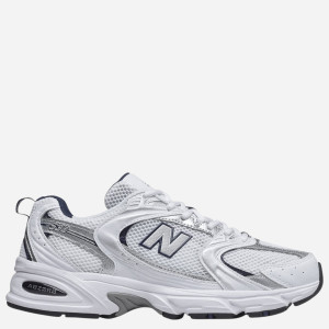 Sneakersy męskie New Balance 530 MR530SG 45 (11US) Białe ze srebrzystm i czarnym (194182854923). Buty sportowe męskie