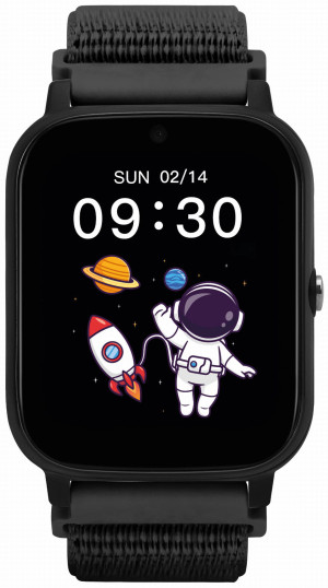 Smartwatch dla dzieci Garett Kids Tech 4G Black Velcro (5904238484982). Smartwatche