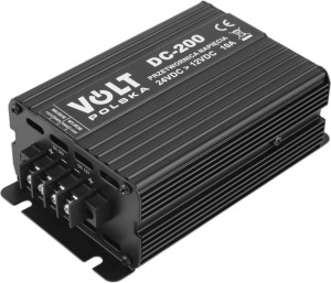 Przetwornica napięcia Volt Polska DC 200 24VDC/12VDC 200W (4ZDC9200ST). Falowniki samochodowe