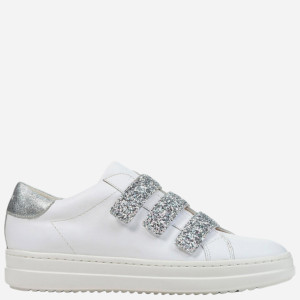 Sneakersy damskie do kostki Geox D15FEC085EW-C0007 39 25.4 cm Biały/Srebrny (8050036011985). Tenisówki i trampki damskie