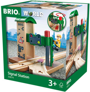 Stacja sygnalizacyjna Brio World 33674 (7312350336740). Kolejki dla dzieci