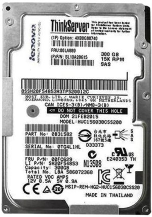 Dysk twardy Lenovo ThinkServer Gen 5 2.5" 300GB 15000rpm 4XB0G88740 3.5" SAS. Dyski twarde HDD