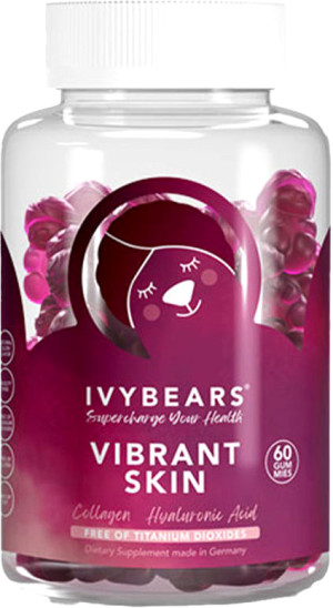 Suplement diety Ivybears Vibrant Skin, 60 żelków(4260750620514). Witaminy i minerały