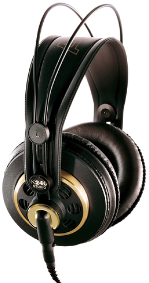 Słuchawki AKG K240 Studio Black (030-21-056). Słuchawki