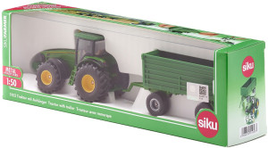 Model traktora Siku z przyczepą 10195300003 (4006874019533). Kolekcjonerskie modele pojazdów